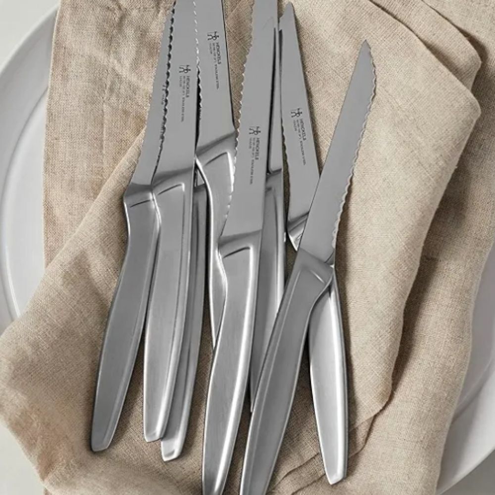 Zwilling Henckels Serrated 8PC Stainless Steel Steak Knife Set